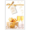 Cadeau met twee champagneglazen Cadeau met twee champagneglazen