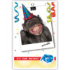 Aap met feestmuts Aap met feestmuts