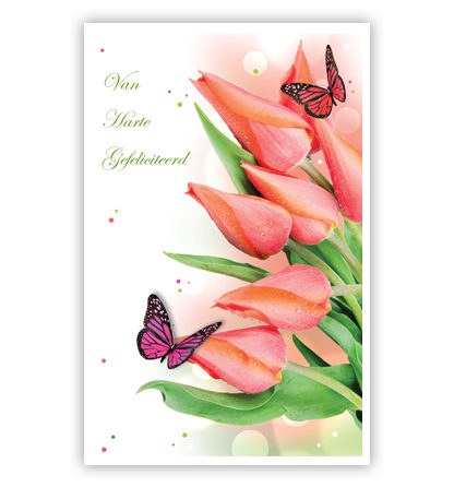 Tulpen en vlinders
