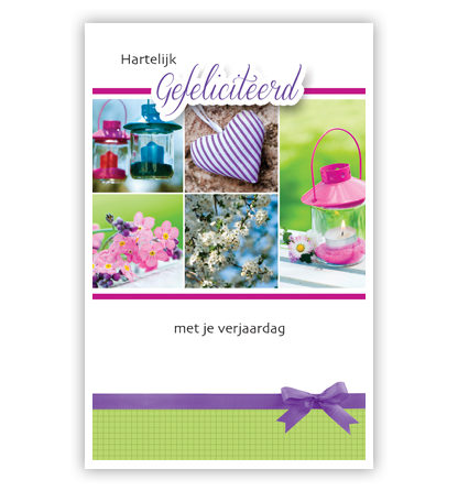 Lantaarns, bloemen en hartje Lantaarns, bloemen en hartje