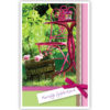 Stoel, tafel en kist bloemen Stoel, tafel en kist bloemen