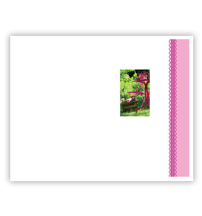 Stoel, tafel en kist bloemen Stoel, tafel en kist bloemen