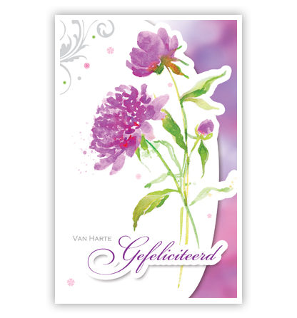 Paarse bloemen