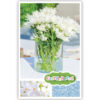 Witte bloemen in vaas Witte bloemen in vaas