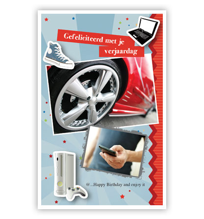 Auto, laptop, schoen, playstation en mobiel Auto, laptop, schoen, playstation en mobiel