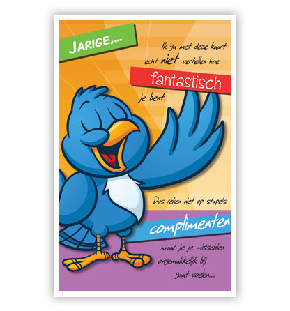 Blauwe vogel