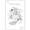 Grijze bloemen met vlinders Grijze bloemen met vlinders