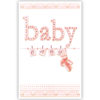 Woord baby met waslijn en gebreide schoentjes Woord baby met waslijn en gebreide schoentjes