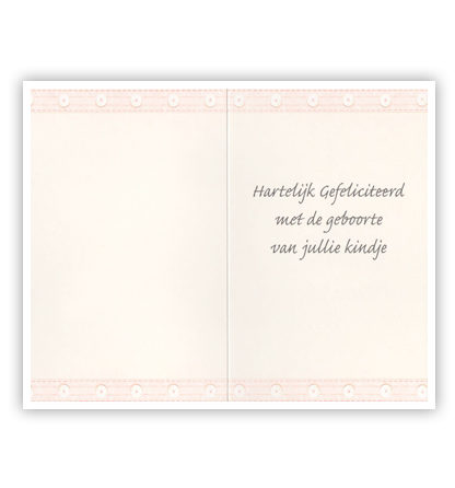Woord baby met waslijn en gebreide schoentjes Woord baby met waslijn en gebreide schoentjes
