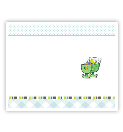 Kikkerpaartje met baby, schildje met felicitatie Kikkerpaartje met baby, schildje met felicitatie