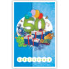 50 met 5 ballonnen, cadeaus en tekst Abraham 50 met 5 ballonnen, cadeaus en tekst Abraham