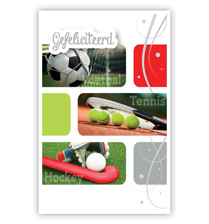 Voetbal, tennis, hockey Voetbal, tennis, hockey