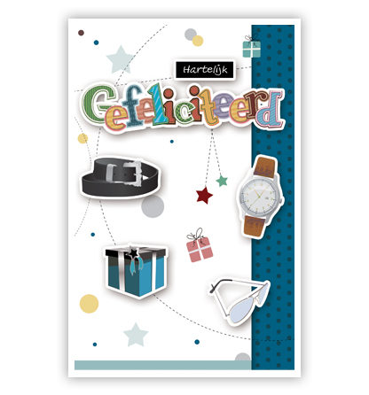 Riem, horloge, cadeau en bril Riem, horloge, cadeau en bril