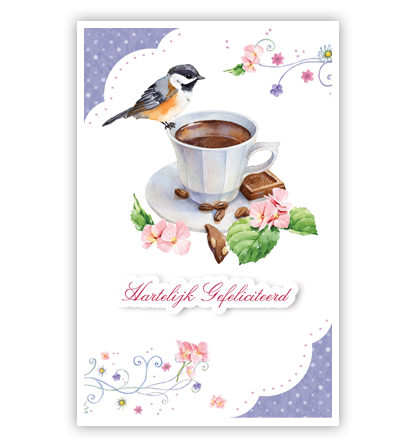 Vogeltje op kopje