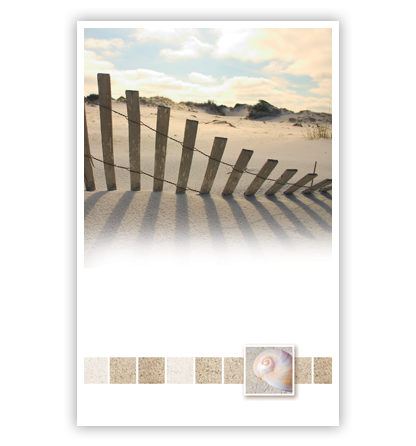 Hekje in het zand Hekje in het zand