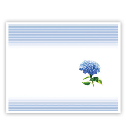 Getekende bloemen en blauwe vlinder Getekende bloemen en blauwe vlinder
