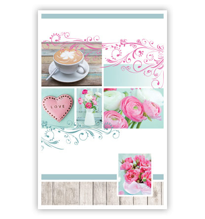 Koffie, hart en bloemen Koffie, hart en bloemen