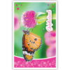 Vlinder op roze bloem Vlinder op roze bloem