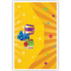 Cadeau-envelop: Happy birthday op gele achtergrond Cadeau-envelop: Happy birthday op gele achtergrond