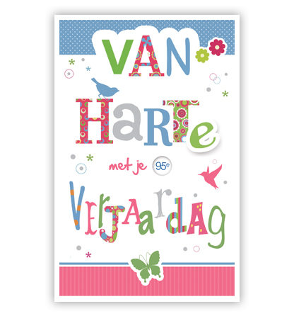 Letters, vogels en vlinder Letters, vogels en vlinder