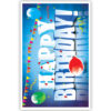 Happy birthday met ballonnen en slinger Happy birthday met ballonnen en slinger