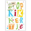 Letters en kikker met bordje Letters en kikker met bordje