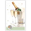 Champagne in koeler en kurk Champagne in koeler en kurk