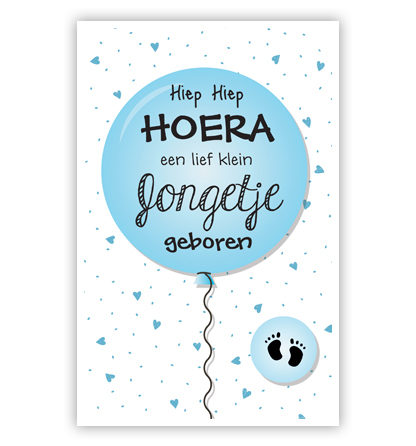 Ballon met tekst