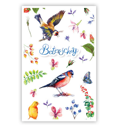 Vogels en bloemen Vogels en bloemen