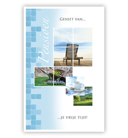 Stoel, kruiwagen, koffie en landschap Stoel, kruiwagen, koffie en landschap