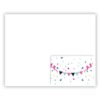 Cadeau-envelop. Happy Birthday roze, blauw Cadeau-envelop. Happy Birthday roze, blauw