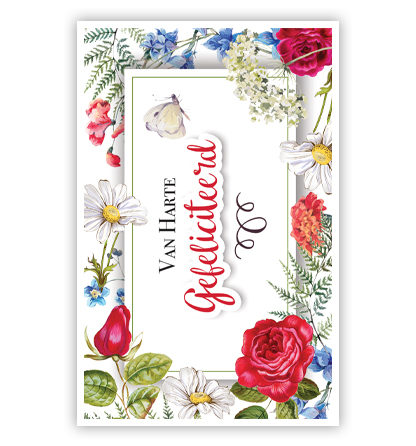 Bloemen om kader Bloemen om kader