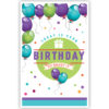 Cadeau-envelop. Paarse, blauwe en groene ballonnen Cadeau-envelop. Paarse, blauwe en groene ballonnen