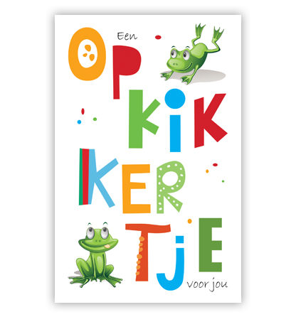 Letters en 2 kikkers Letters en 2 kikkers