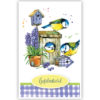 3 Vogeltjes bij vogelhuisjes 3 Vogeltjes bij vogelhuisjes