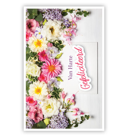 Liggende bloemen aan de bovenkant Liggende bloemen aan de bovenkant