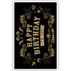 Happy Birthday op zwart Happy Birthday op zwart