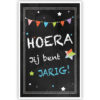 Hoera, jij bent jarig op zwart Hoera, jij bent jarig op zwart
