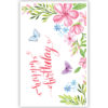 Roze bloemen en vlinders Roze bloemen en vlinders