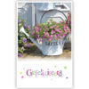 Gieter met roze bloemen Gieter met roze bloemen