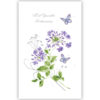 Lila bloemen en vlinders Lila bloemen en vlinders