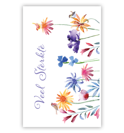 Getekende bloemen en vogels Getekende bloemen en vogels