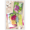 2 Foto’s met roze en gele bloemen 2 Foto’s met roze en gele bloemen