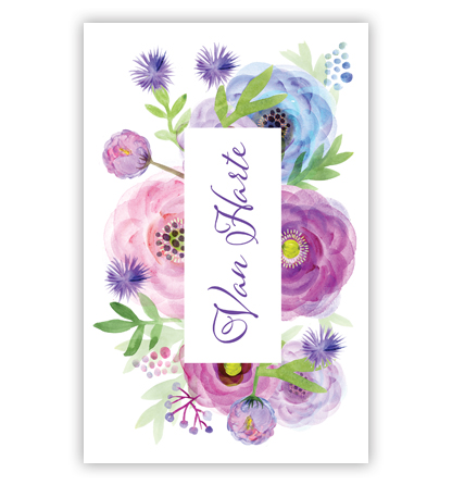 Bloemen rondom kader Bloemen rondom kader