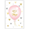 Roze ballon Roze ballon