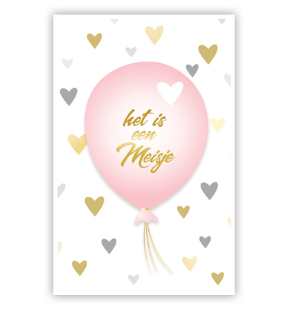 Roze ballon Roze ballon