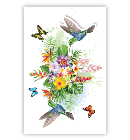 Vogels, vlinders en bloemen Vogels, vlinders en bloemen
