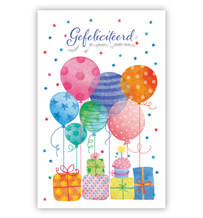 Ballonnen aan cadeaus Ballonnen aan cadeaus