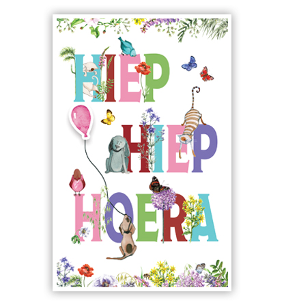 Hiep, hiep hoera met dieren Hiep, hiep hoera met dieren