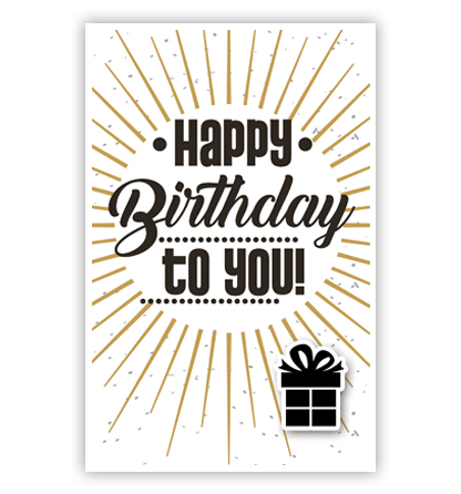 Happy birthday en cadeau Happy birthday en cadeau